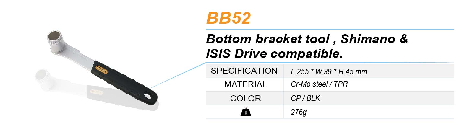 52 Bottom Bracket Tool Shimano Isis Drive Compatible